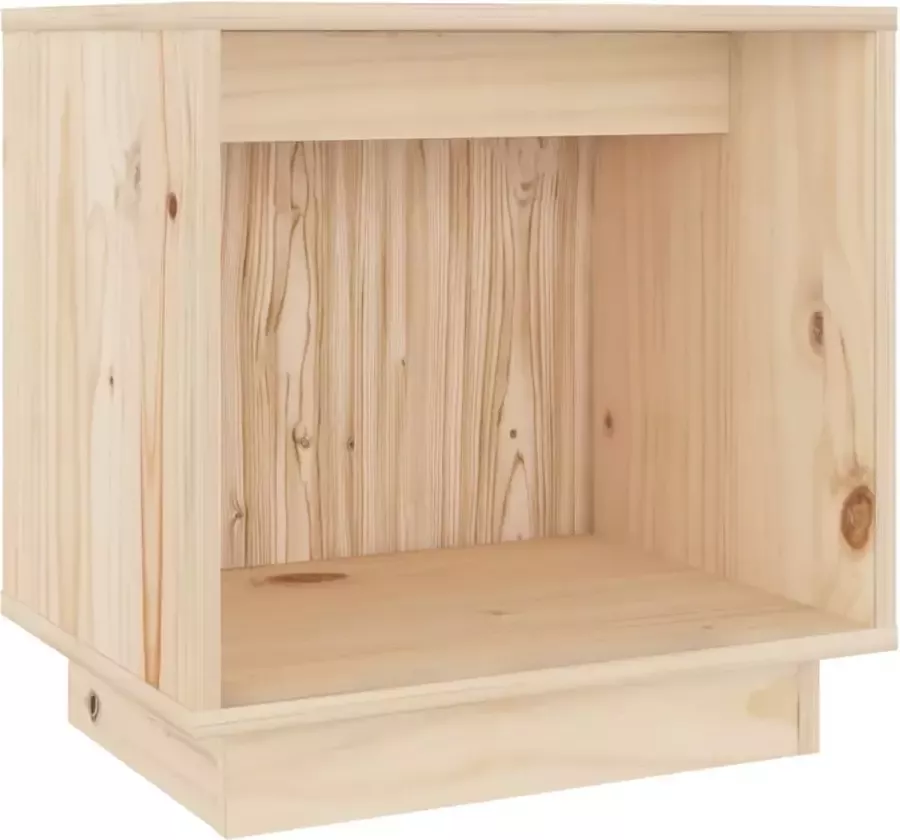 Maison Exclusive Nachtkastje 2 st 40x30x40 cm massief grenenhout