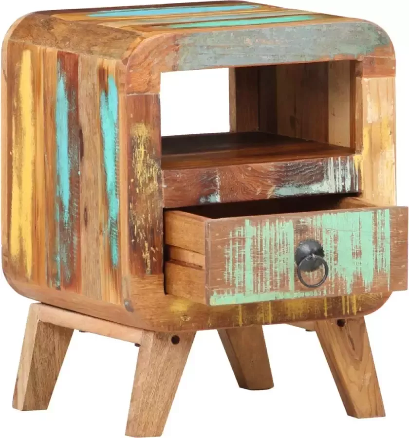 Maison Exclusive Nachtkastje 30x30x41 cm massief gerecycled hout