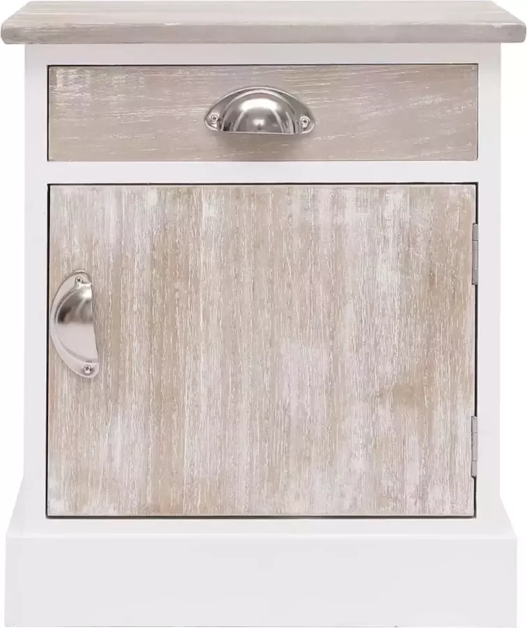 Maison Exclusive Nachtkastje 38x28x45 cm paulowniahout - Foto 2