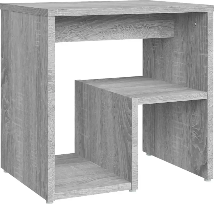 Maison Exclusive Nachtkastje 40x30x40 cm bewerkt hout sonoma eikenkleurig