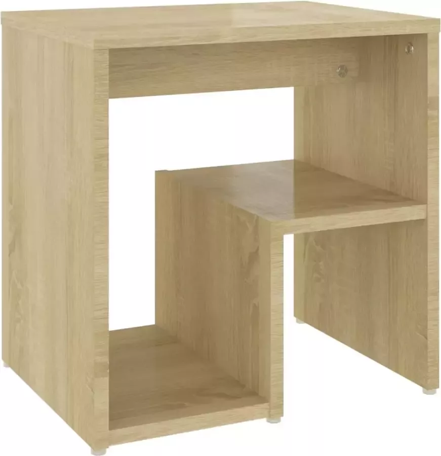 Maison Exclusive Nachtkastje 40x30x40 cm spaanplaat sonoma eikenkleurig