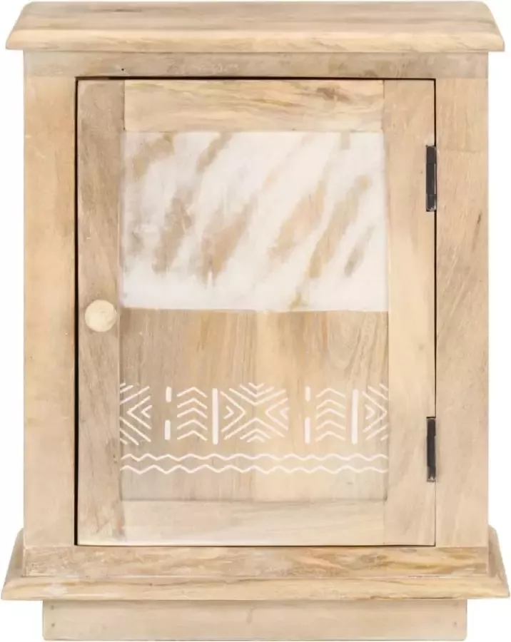 Maison Exclusive Nachtkastje 40x30x46 cm massief mangohout