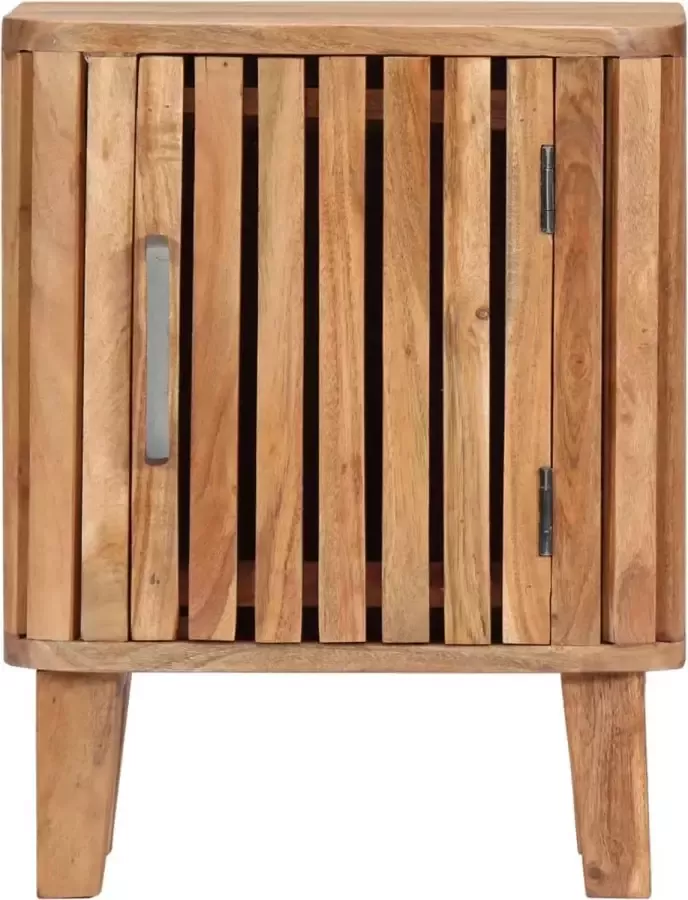 Maison Exclusive Nachtkastje 40x30x50 cm massief acaciahout - Foto 4
