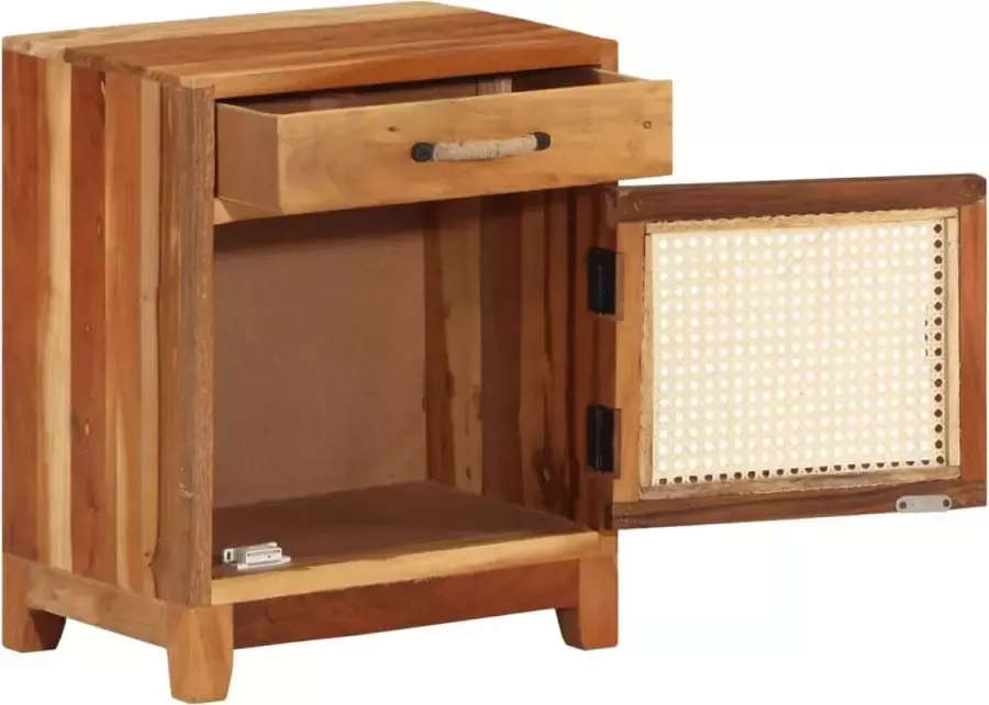 Maison Exclusive Nachtkastje 40x30x50 cm massief gerecycled hout - Foto 7