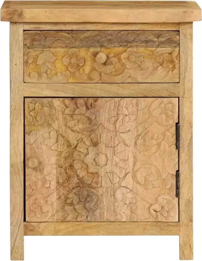 Maison Exclusive Nachtkastje 40x30x50 cm massief mangohout - Foto 12