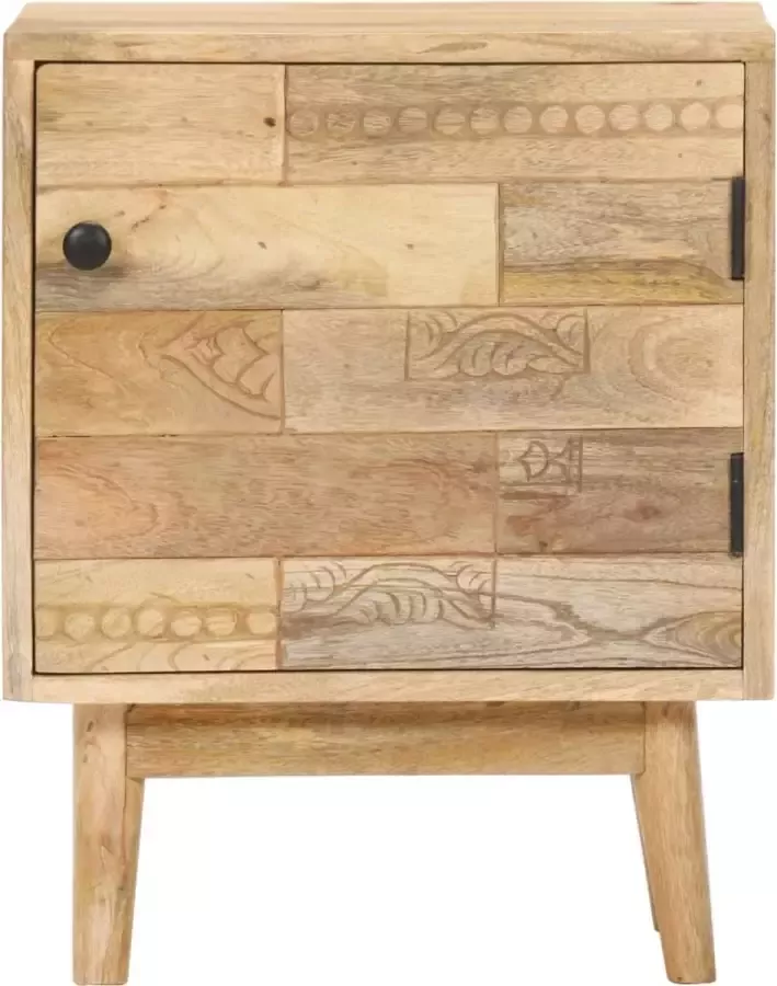Maison Exclusive Nachtkastje 40x30x50 cm massief mangohout - Foto 7