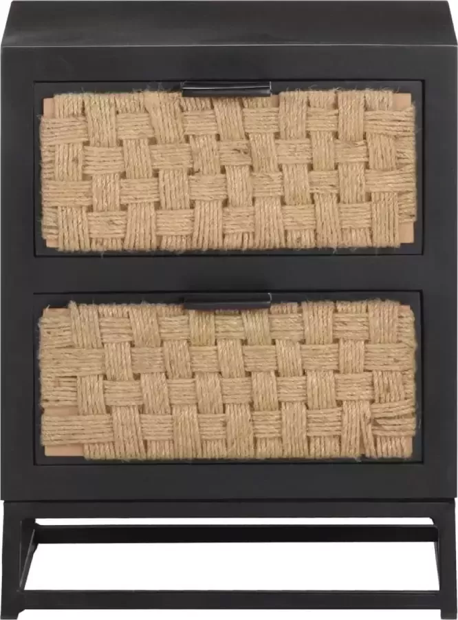 Maison Exclusive Nachtkastje 40x30x50 cm massief mangohout - Foto 14