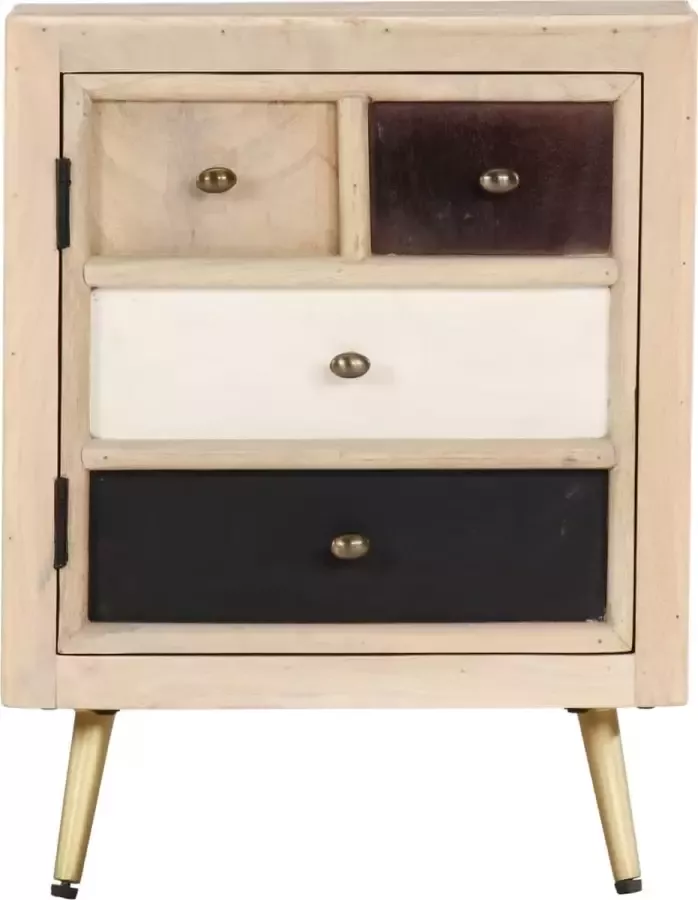 Maison Exclusive Nachtkastje 40x30x50 cm massief mangohout - Foto 11