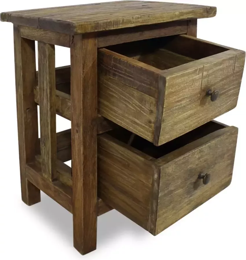 Maison Exclusive Nachtkastje 40x30x51 cm massief gerecycled hout