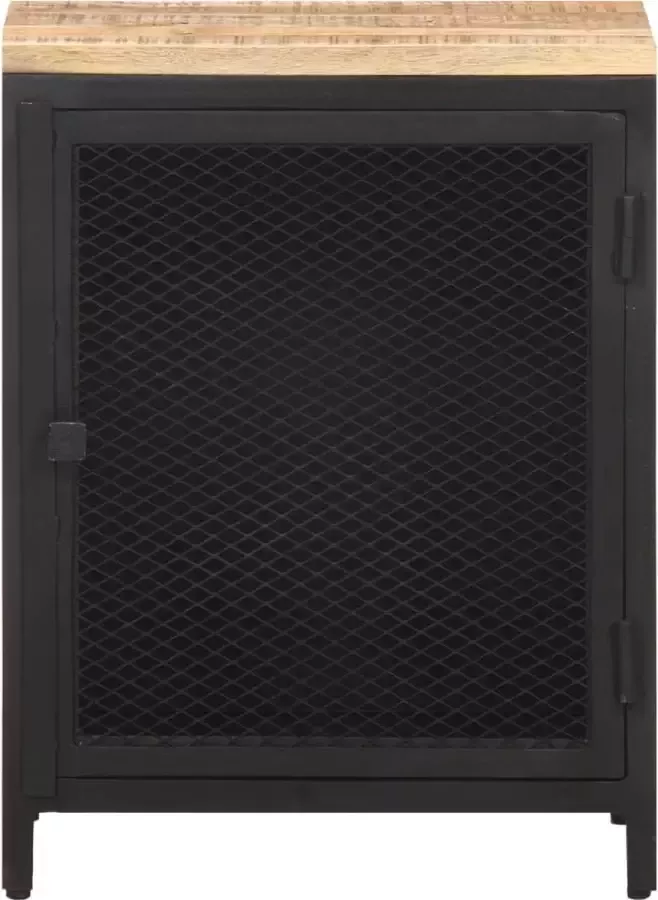 Maison Exclusive Nachtkastje 40x30x53 cm massief ruw mangohout