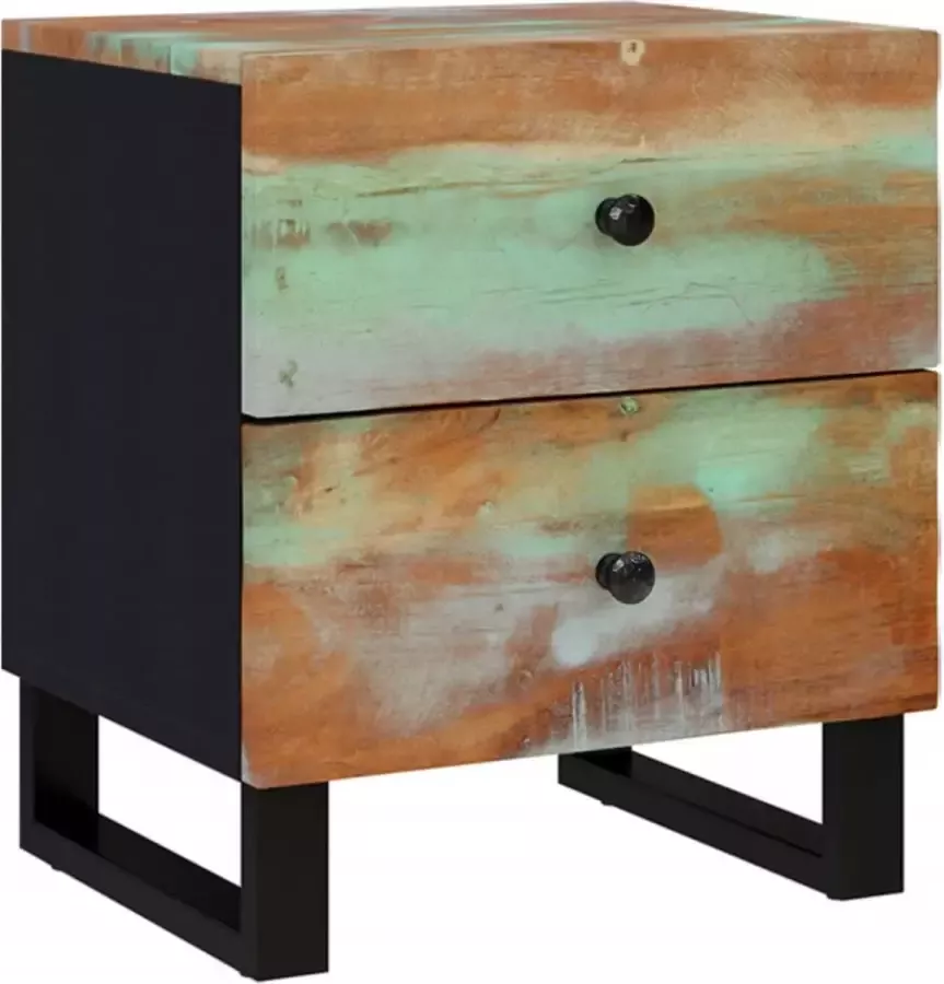 Maison Exclusive Nachtkastje 40x33x46 cm massief gerecycled hout