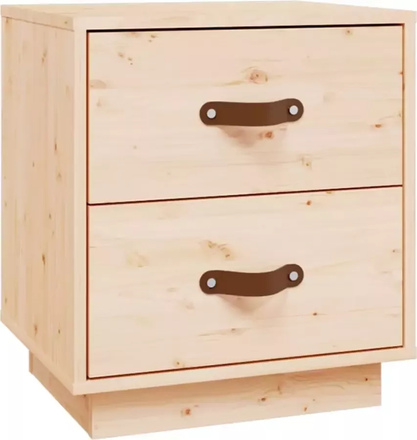 Maison Exclusive Nachtkastje 40x34x45 cm massief grenenhout - Foto 3