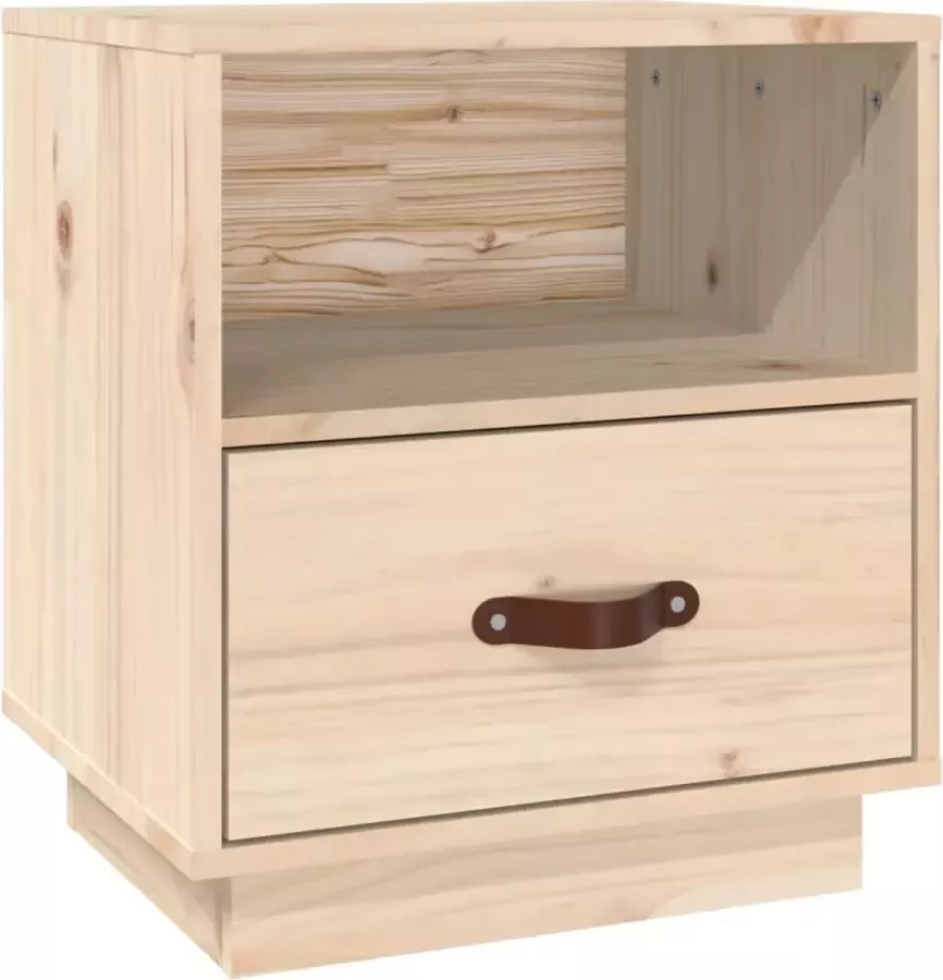 Maison Exclusive Nachtkastje 40x34x45 cm massief grenenhout - Foto 2