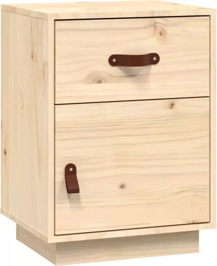 Maison Exclusive Nachtkastje 40x34x55 cm massief grenenhout