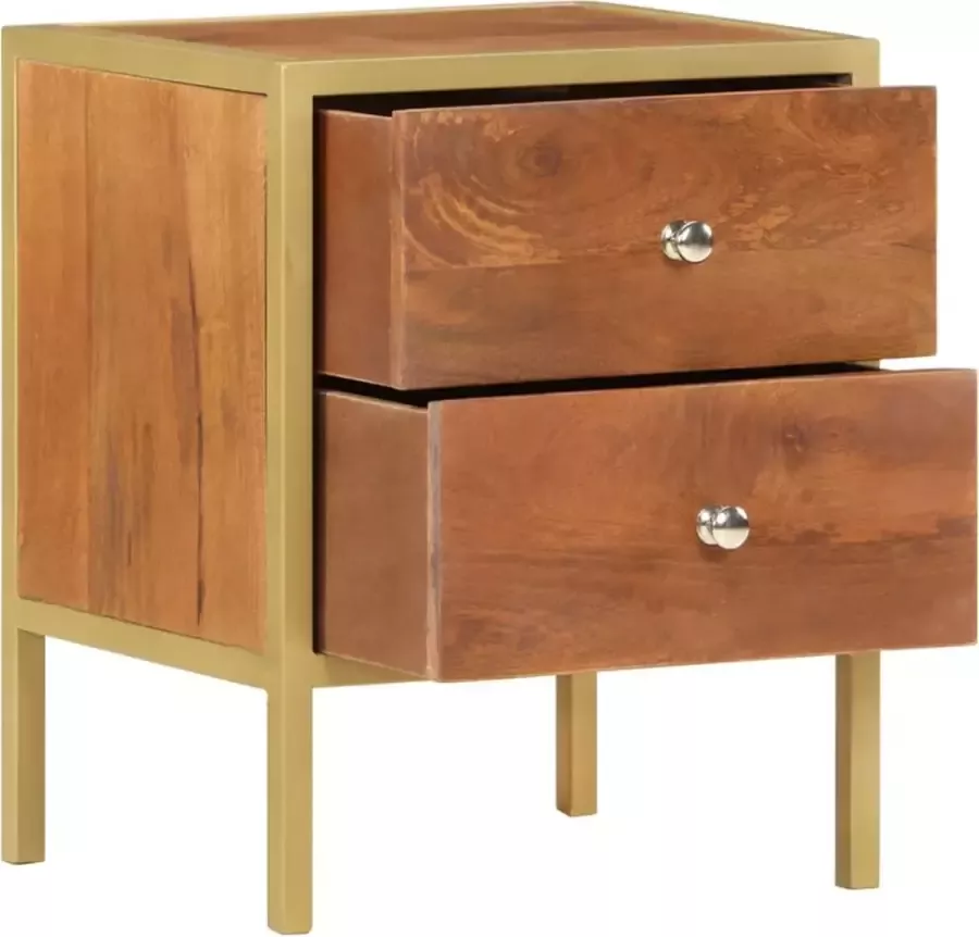 Maison Exclusive Nachtkastje 40x35x50 cm massief mangohout