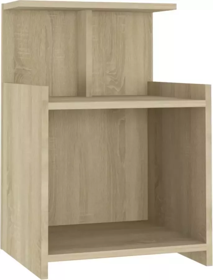Maison Exclusive Nachtkastje 40x35x60 cm spaanplaat sonoma eikenkleurig