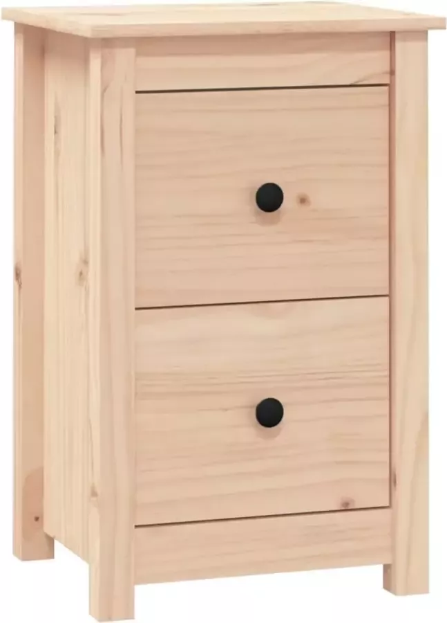 Maison Exclusive Nachtkastje 40x35x61 5 cm massief grenenhout - Foto 2