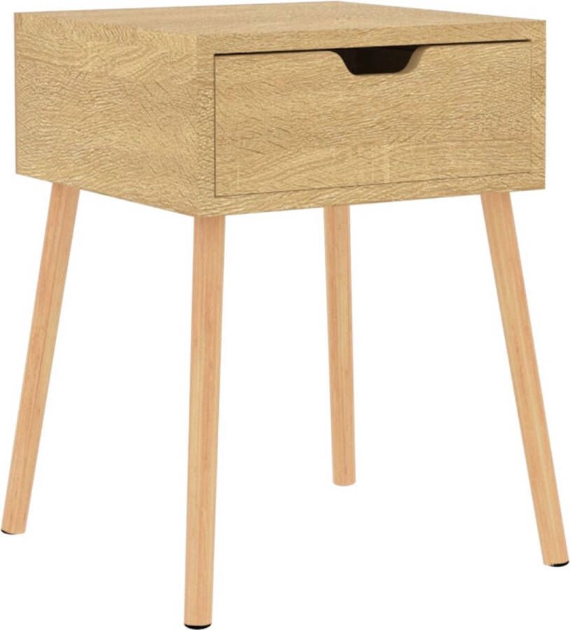 Maison Exclusive Nachtkastje 40x40x56 cm spaanplaat sonoma eikenkleurig