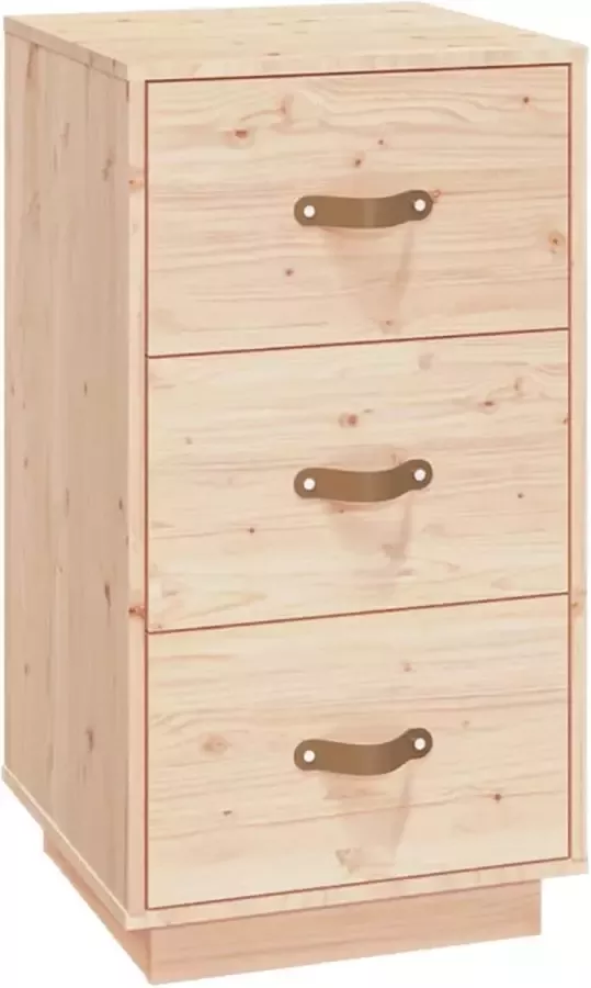 Maison Exclusive Nachtkastje 40x40x75 cm massief grenenhout