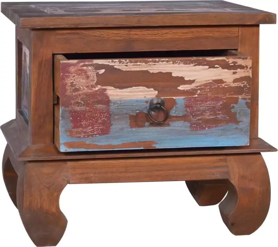 Maison Exclusive Nachtkastje 45x35x40 cm gerecycled teakhout