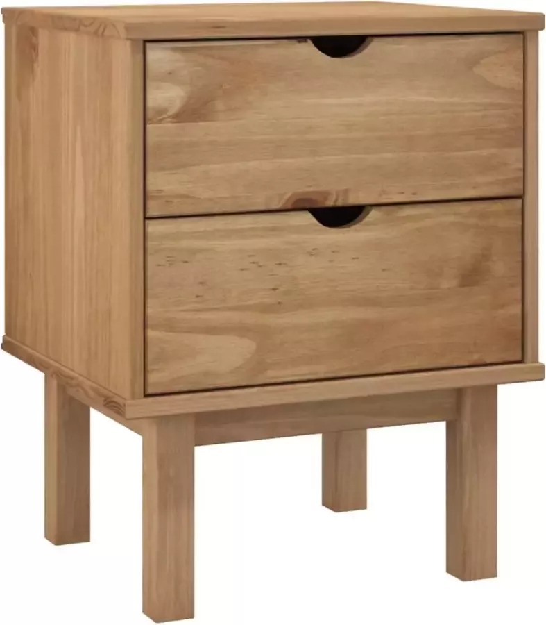 Maison Exclusive Nachtkastje OTTA 46x39 5x57 cm massief grenenhout