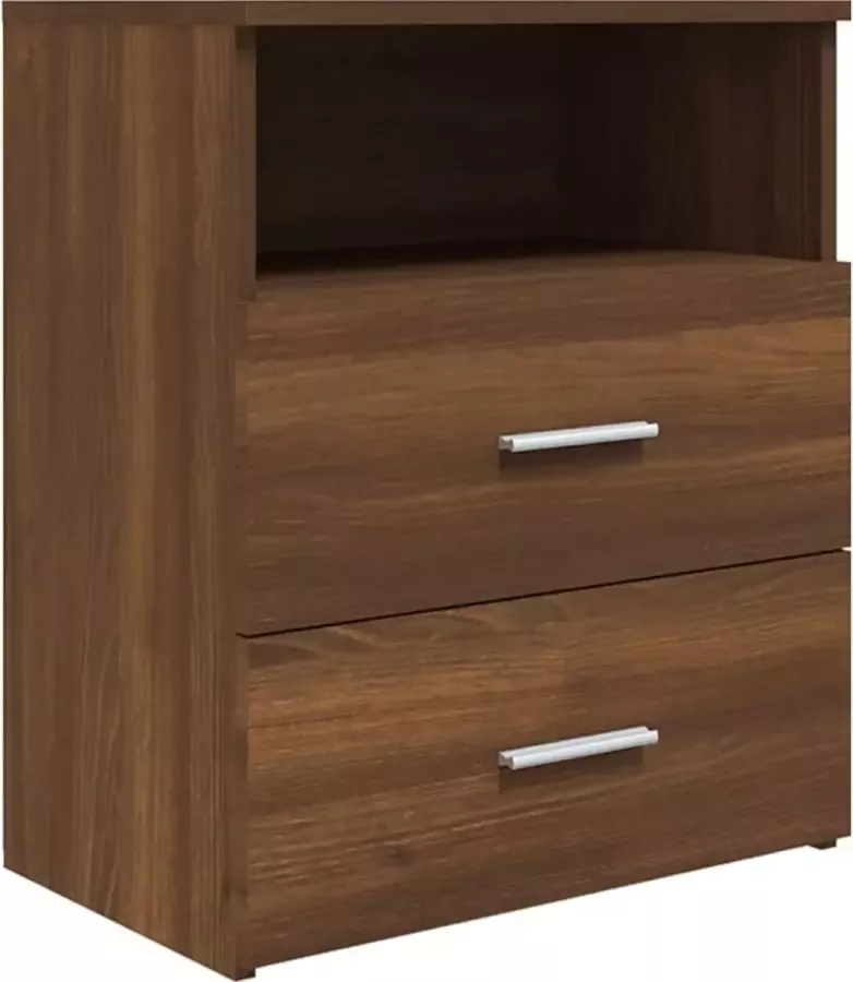 Maison Exclusive Nachtkastje 50x32x60 cm bruineikenkleurig