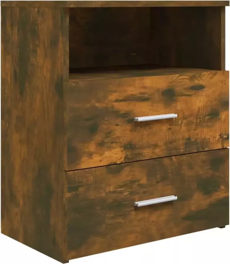 Maison Exclusive Nachtkastje 50x32x60 cm gerookt eikenkleurig