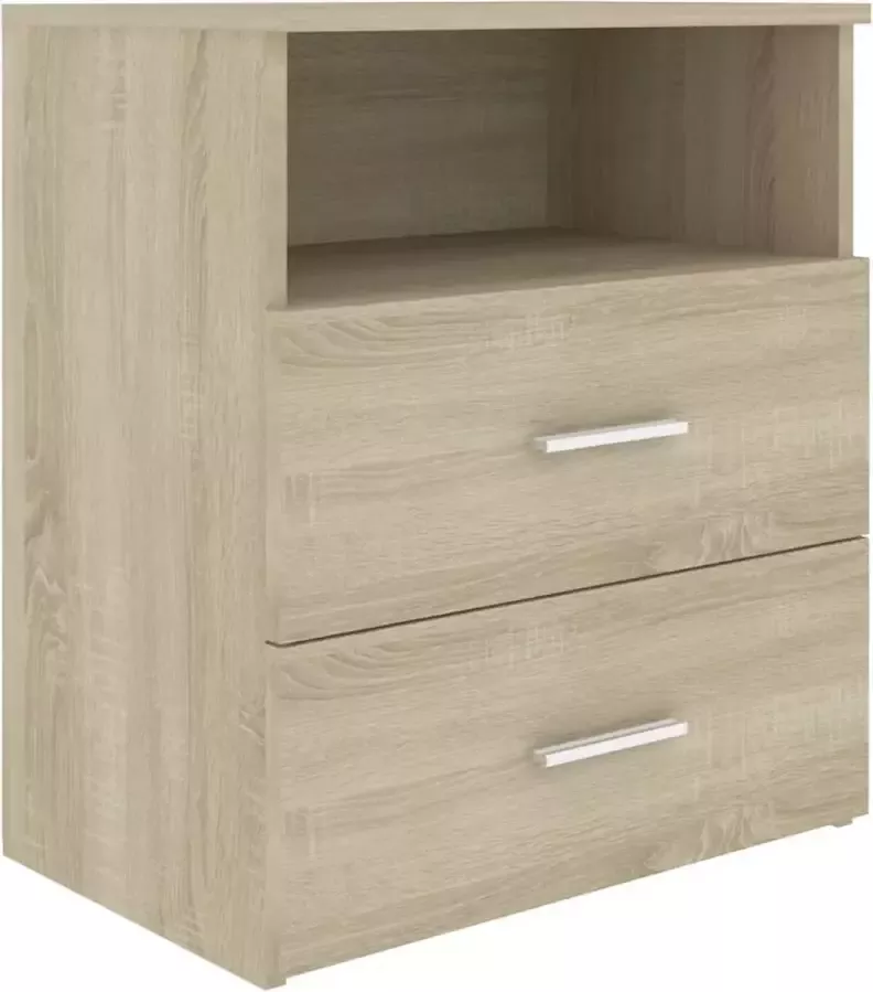 Maison Exclusive Nachtkastje 50x32x60 cm sonoma eikenkleurig