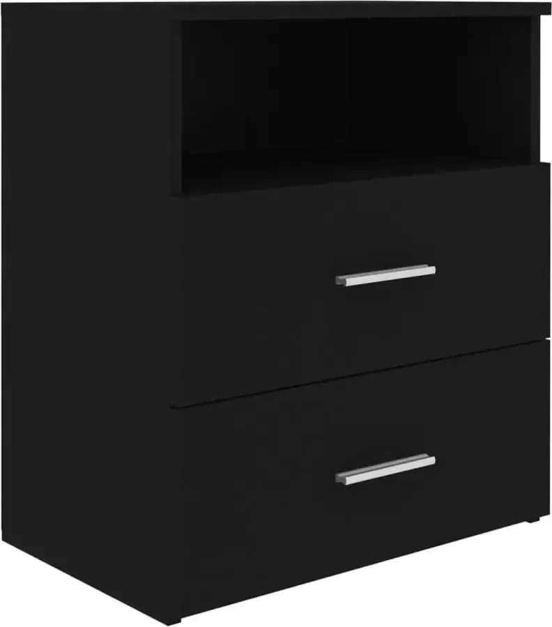 Maison Exclusive Nachtkastje 50x32x60 cm zwart