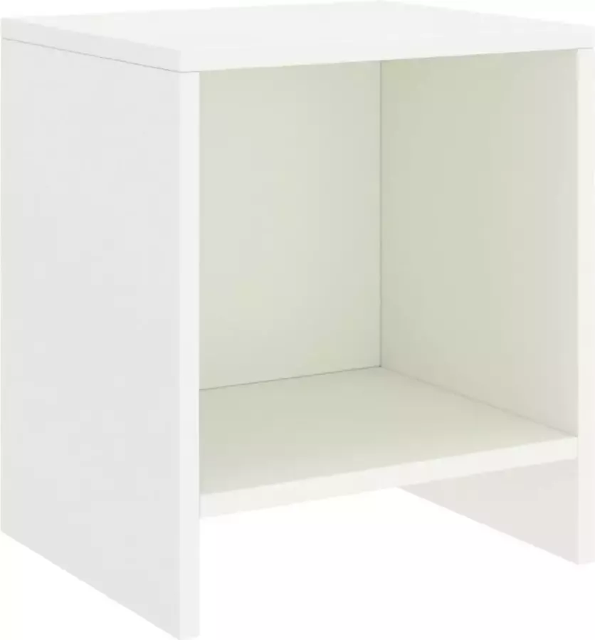 Maison Exclusive Nachtkastjes 2 st 35x30x40 cm massief grenenhout wit - Foto 2