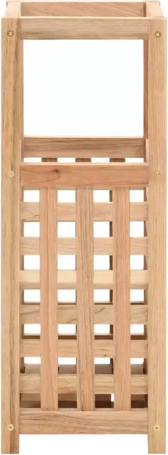 Maison Exclusive Paraplubak 18x18x50 cm massief walnotenhout