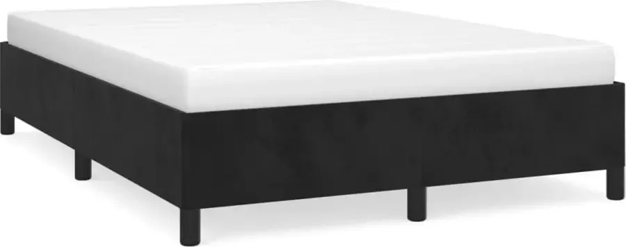 Maison Exclusive Prolenta Premium Bedframe fluweel zwart 140x190 cm