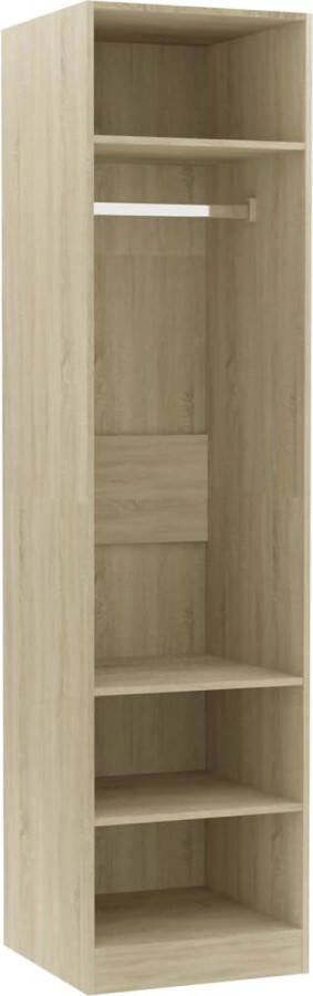 Maison Exclusive Prolenta Premium Kledingkast 50x50x200 cm bewerkt hout sonoma eikenkleurig