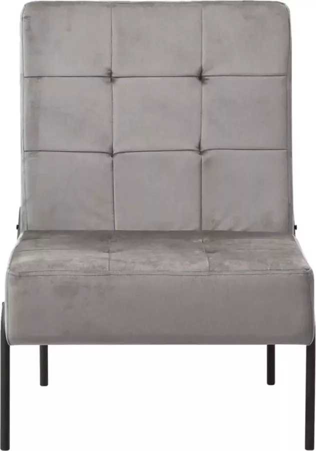 Maison Exclusive Relaxstoel 65x79x87 cm fluweel lichtgrijs
