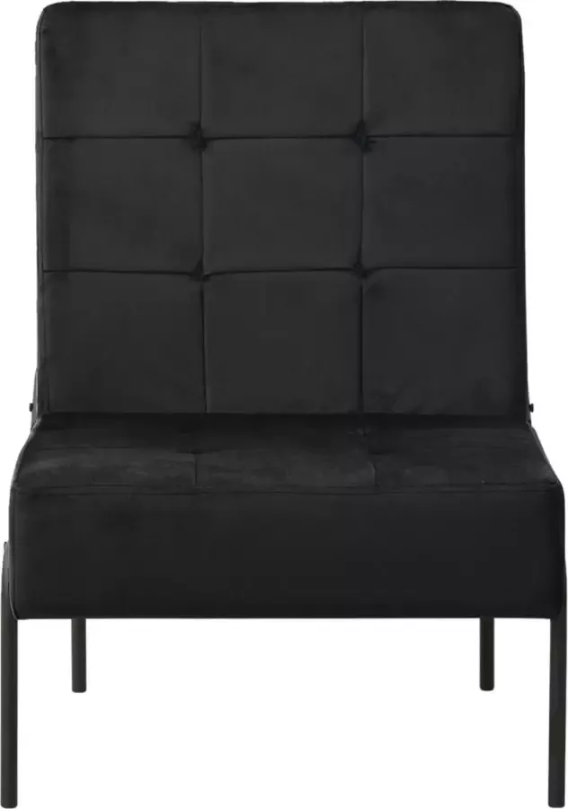 Maison Exclusive Relaxstoel 65x79x87 cm fluweel zwart