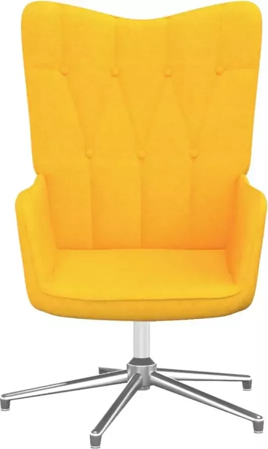 Maison Exclusive Relaxstoel stof mosterdgeel - Foto 3