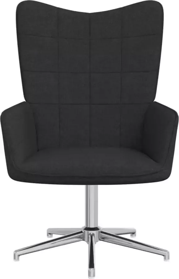 Maison Exclusive Relaxstoel stof zwart