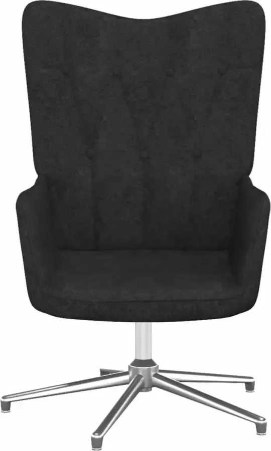 Maison Exclusive Relaxstoel stof zwart