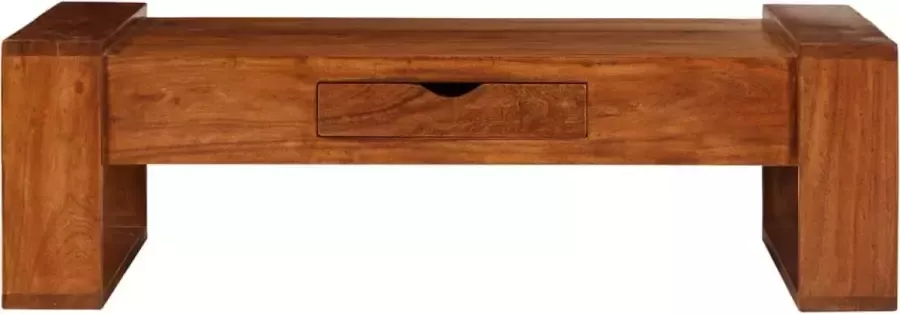 Maison Exclusive Salontafel 100x50x30 cm massief acaciahout bruin