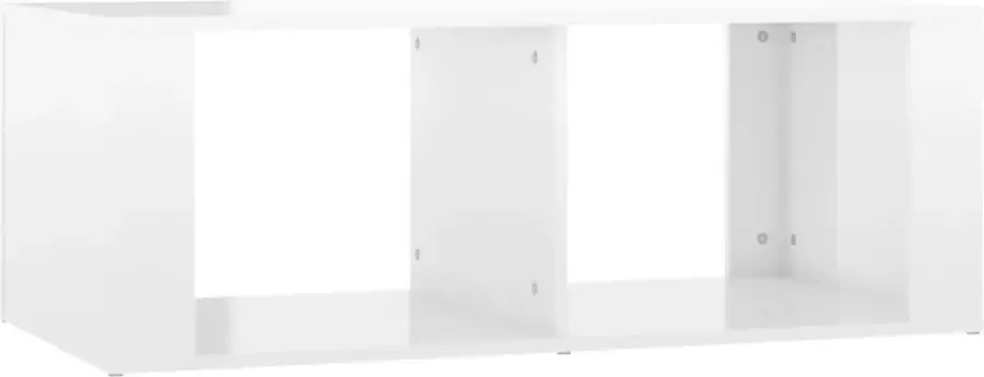 Maison Exclusive Salontafel 100x50x36 cm bewerkt hout hoogglans wit