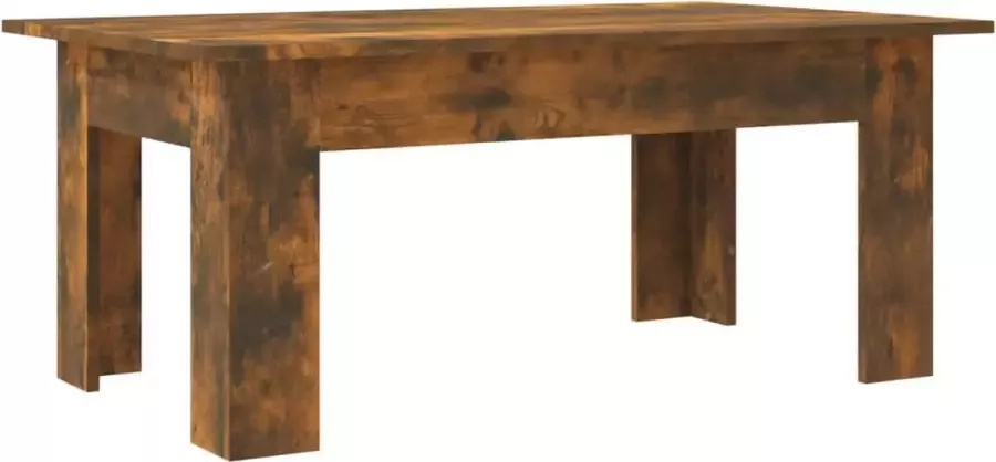 Maison Exclusive Salontafel 100x60x42 cm bewerkt hout gerookt eikenkleurig
