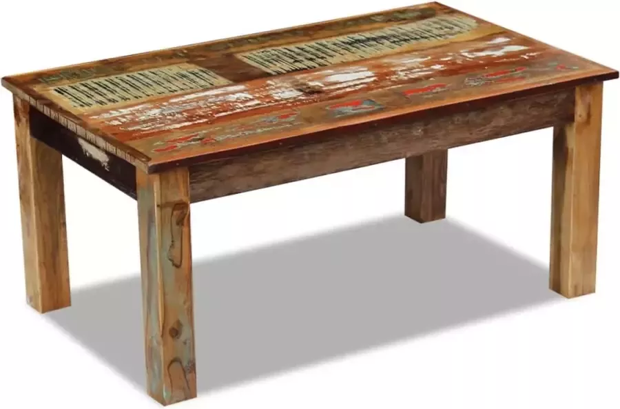 Maison Exclusive Salontafel 100x60x45 cm massief gerecycled hout