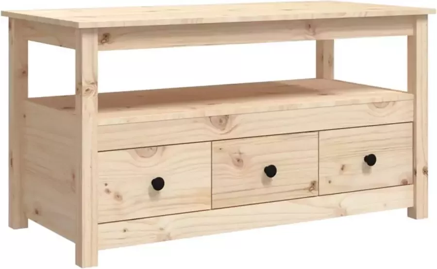 Maison Exclusive Salontafel 102x49x55 cm massief grenenhout