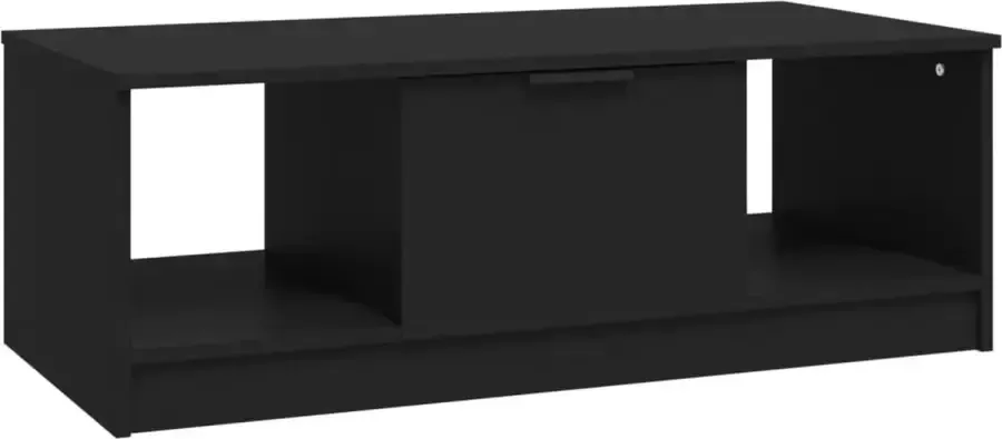 Maison Exclusive Salontafel 102x50x36 cm bewerkt hout zwart