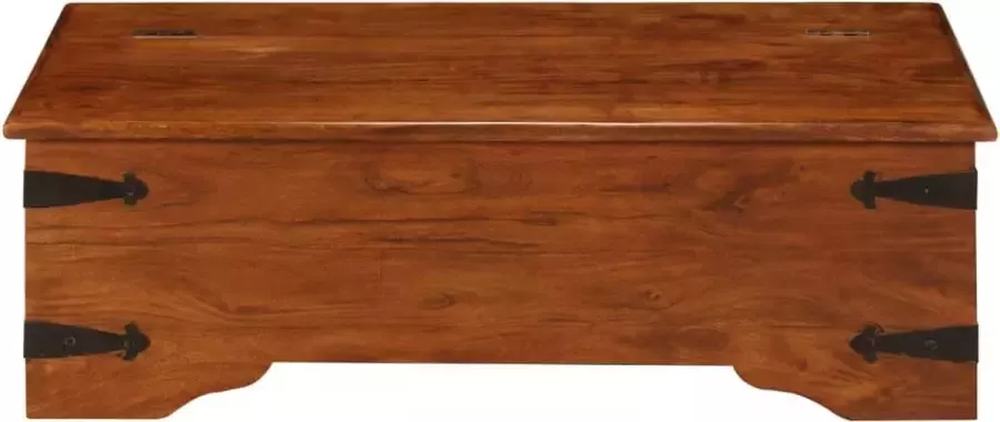 Maison Exclusive Salontafel 110x55x35 cm massief acaciahout met honingafwerking