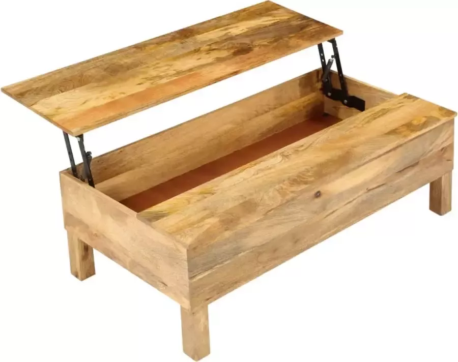 Maison Exclusive Salontafel 110x55x35 cm massief mangohout