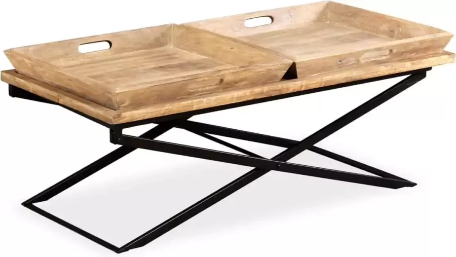 Maison Exclusive Salontafel 110x55x42 cm massief mangohout