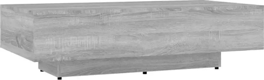 Maison Exclusive Salontafel 115x60x31 cm bewerkt hout grijs sonoma eikenkleurig