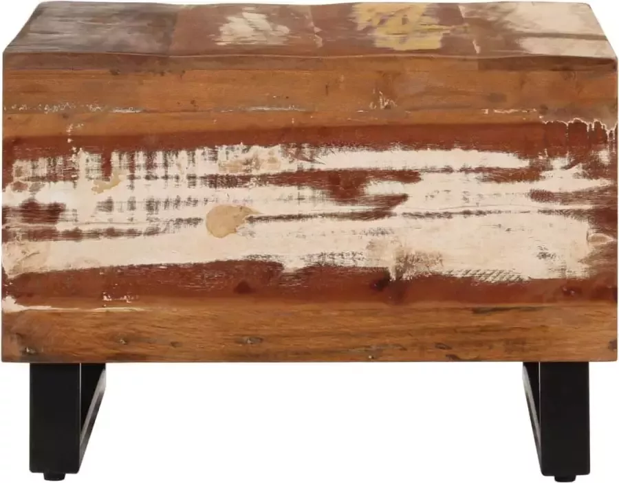 Maison Exclusive Salontafel 50x50x35 cm massief gerecycled hout