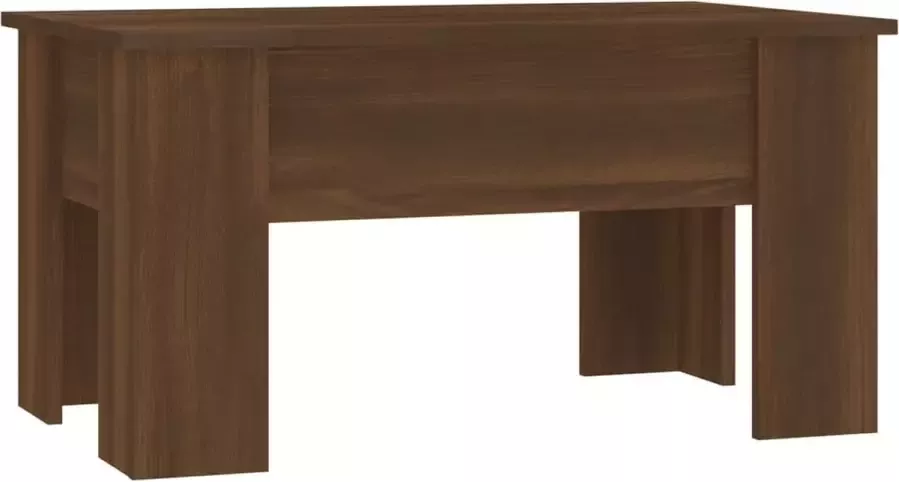 Maison Exclusive Salontafel 79x49x41 cm bewerkt hout bruineikenkleurig